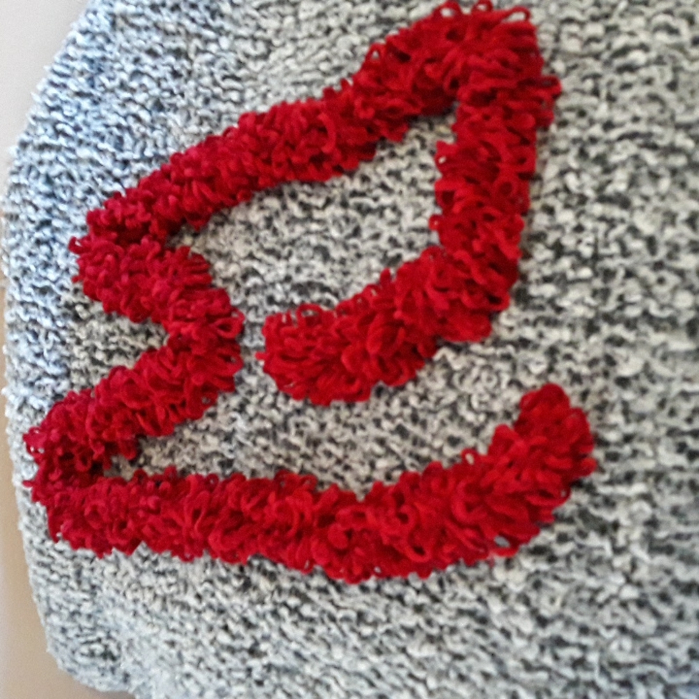 Crimson scarf